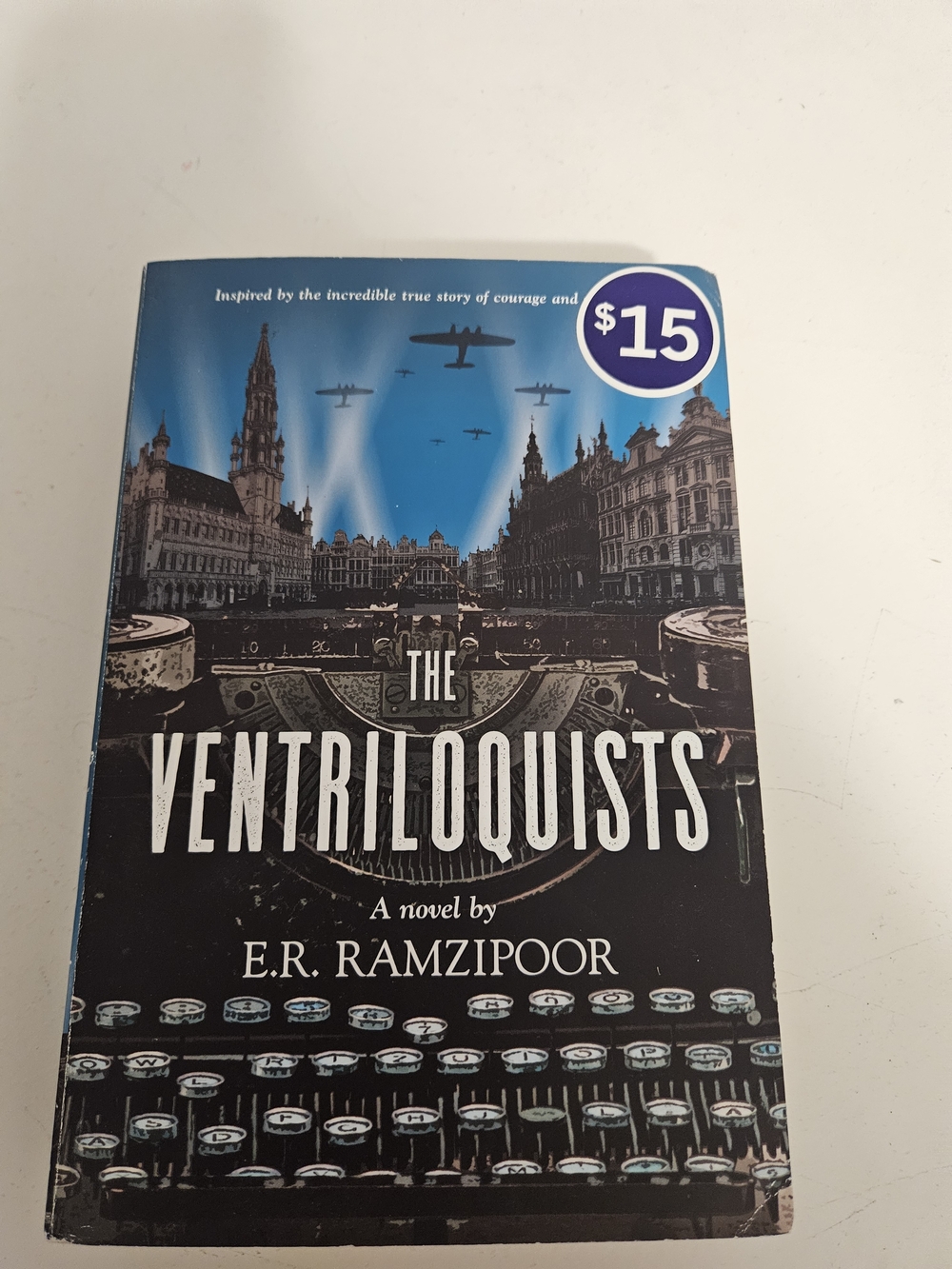The Ventriloquists by E.R. Ramzipoor Novel Book - Blue & Black Cover